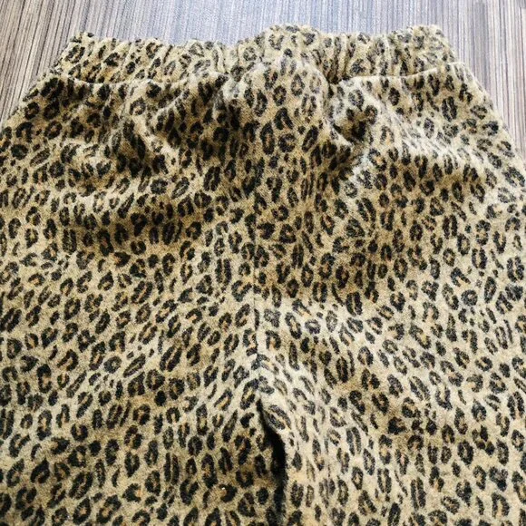 Zara Girls Fleece Leopard Trousers - Picture 7 of 8
